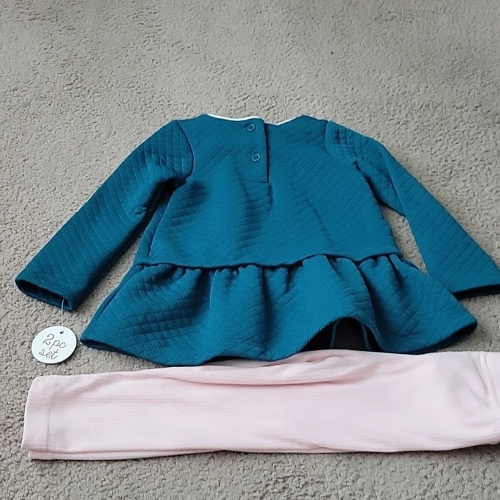NWT Nannette Toddler Girl's 2 Piece Outfit